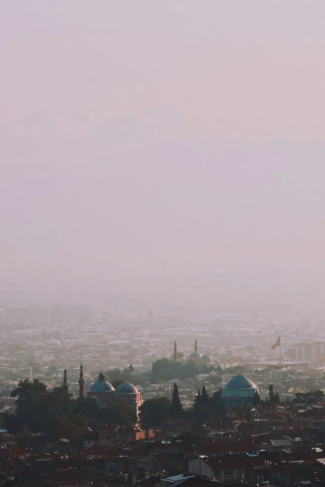 Bursa dissolving into haze